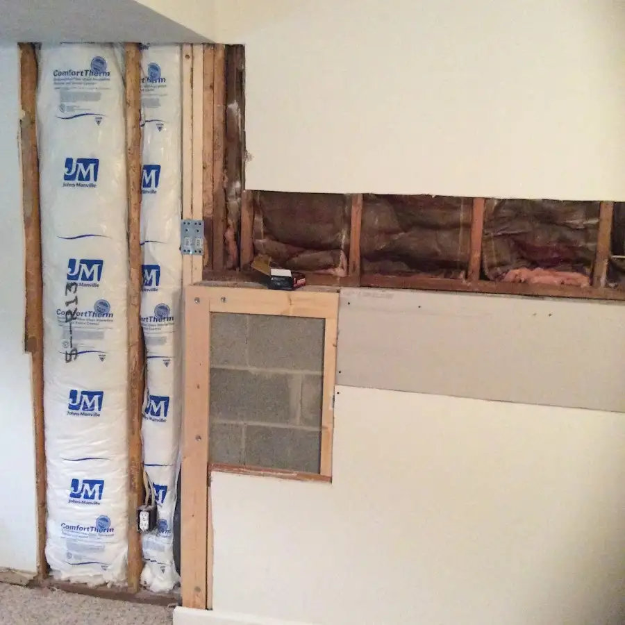 Wall insulation replacement during Odor Removal & Deodorization in Schiller Park
